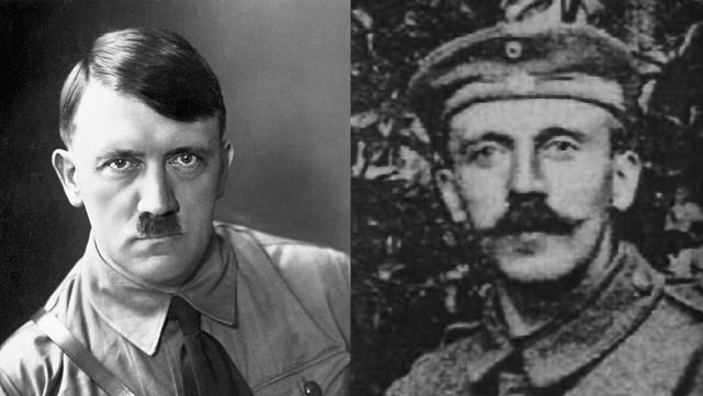 Adolph Hitler: With His Short Mustache And A Longer One