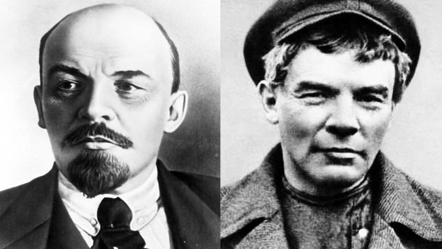 Vladimir Lenin: With Goatee And Mustache And Clean Shaven