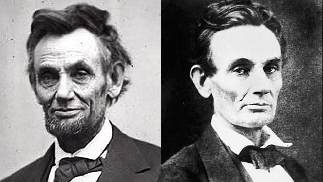 Abraham Lincoln: With And Without His Beard