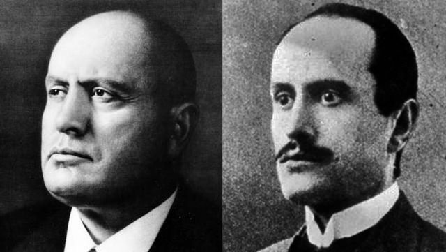 Benito Mussolini: Clean Shaven And With A Mustache