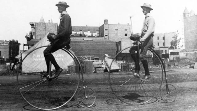 old time bicycle