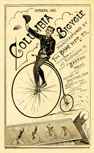 Vintage Penny Farthing Ad