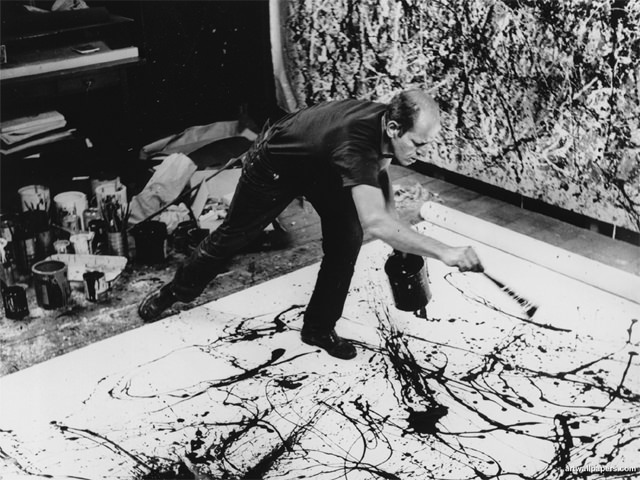 Pollock Drip Painting
