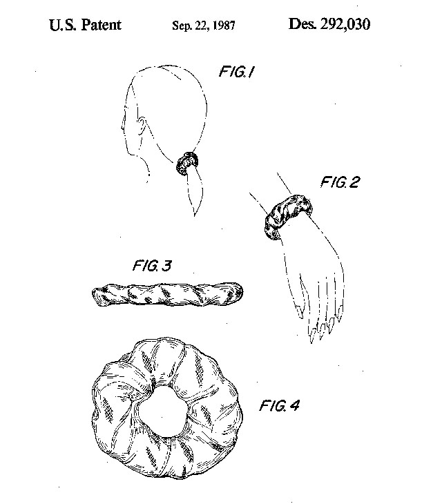 Scrunchie Patent Diagram