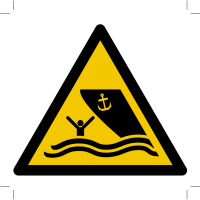 Warning; Boating area