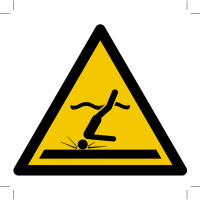 Warning; Shallow water (diving)