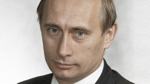 A younger Vladimir Putin