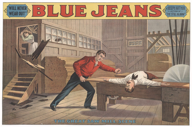 Buzzsaw scene in Blue Jeans
